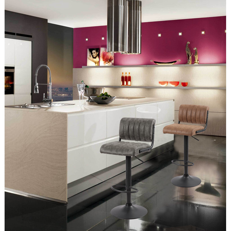 Mercury Row Cholet Puttney Height Adjustable Swivel Bar Stool & Reviews